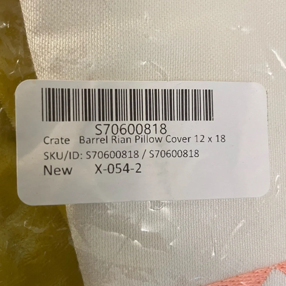 Crate & Barrel Rian Pillow Cover Midcentury Modern MCM 12”x18” NWT! Multiple 🔥